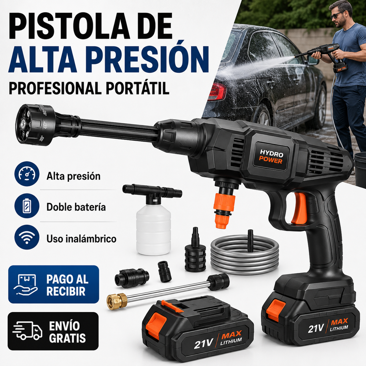 Kit Potencia Exterior - Pistola de alta presión