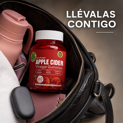Suplemento gummies de vinagre de manzana 60 unidad
